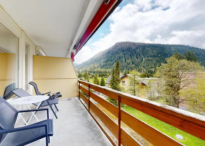 Gemuetliche In - Bergblick & Zentrale Lage 达沃斯